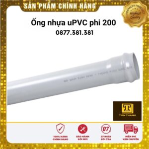 Ống nhựa uPVC phi 200 – nhựa Bình Minh
