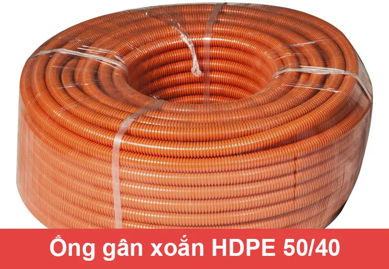 ống nhựa xoắn HDPE 50/40mm