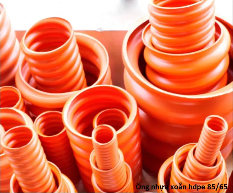 Ống Nhựa Xoắn HDPE 65/85mm