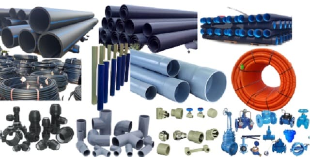 Điện Nước Tiến Thành phân phối các loại ống và phụ kiện pvc,prr,hdpe Tiền Phong