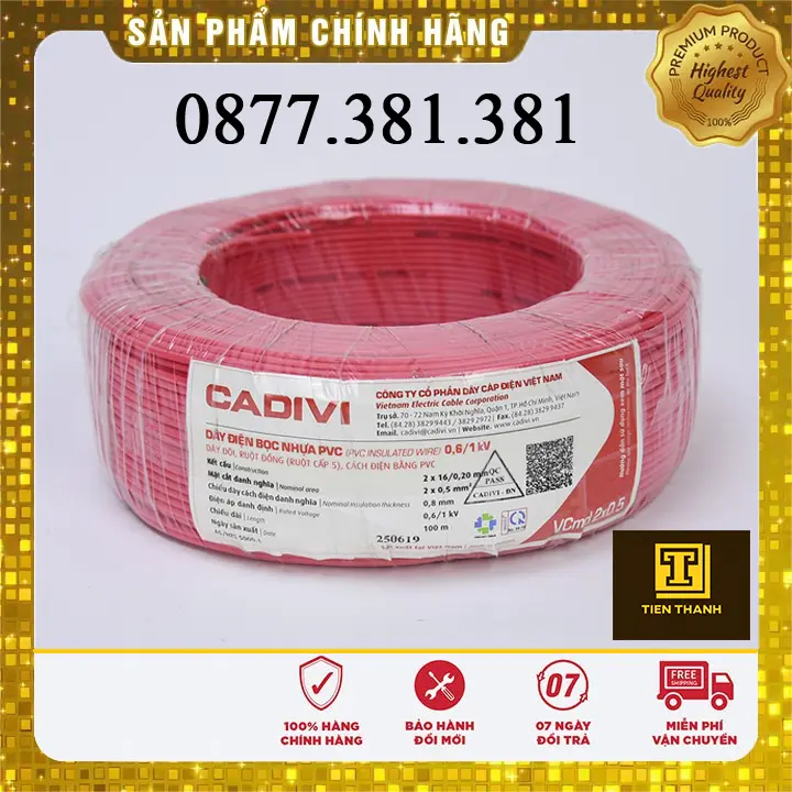 dây điện cadivi 1.5