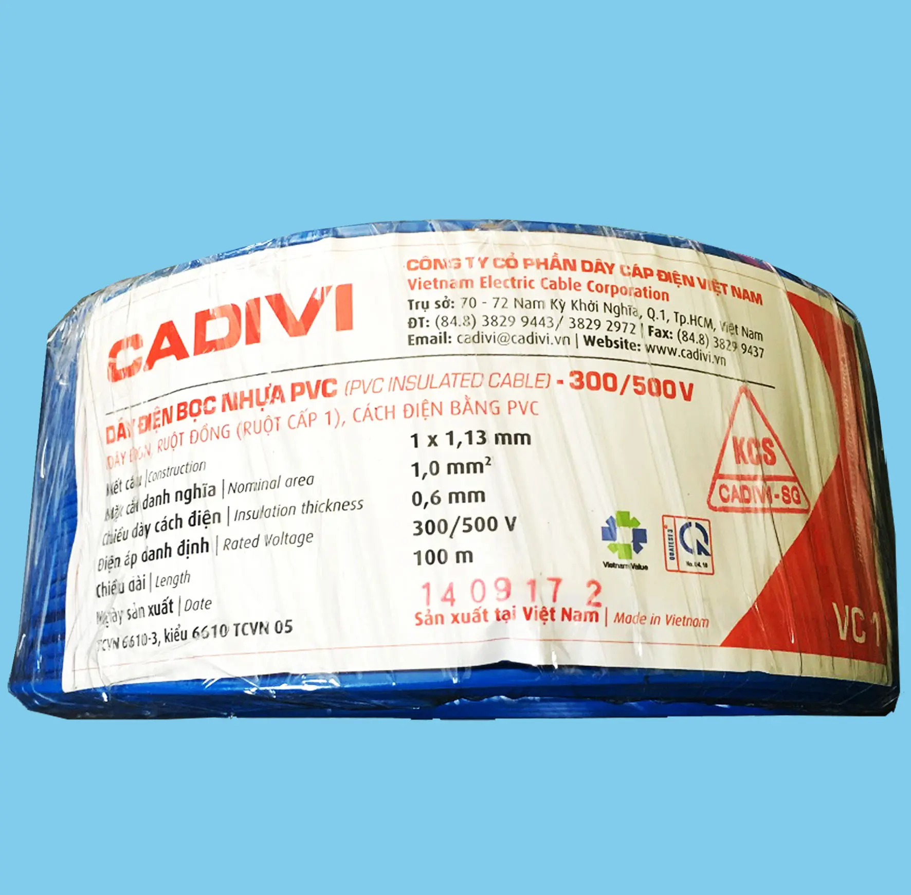dây điện cadivi 4.0 bao nhiêu kg
