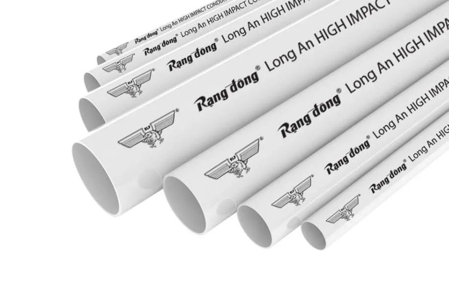 ống nhựa luồn dây điện dạng ống tròn