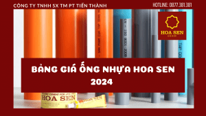 Bảng giá ống nhựa hoa sen