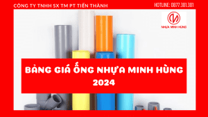 bảng giá ống nhựa minh hùng