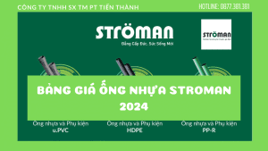 bảng giá ống nhựa stroman