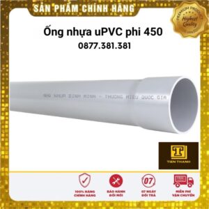 Ống nhựa uPVC phi 450 - nhựa Bình Minh