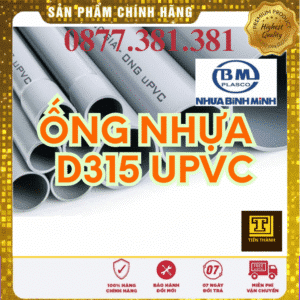 Ống nhựa uPVC Bình Minh phi 315