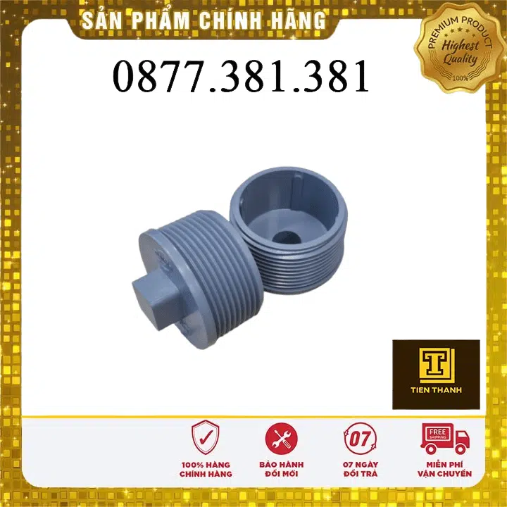 NẮP BÍT RĂNG NGOÀI UPVC - Xem chi tiết tại Công Ty TNHH Sản Xuất Thương Mại Phát Triển Tiến Thành Nắp bít răng ngoài uPVC