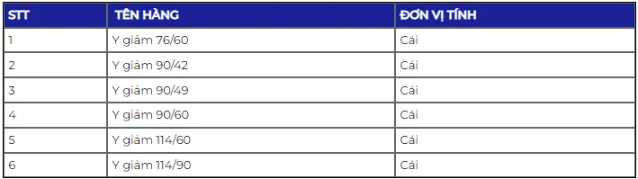 Y GIẢM UPVC - Xem chi tiết tại Công Ty TNHH Sản Xuất Thương Mại Phát Triển Tiến Thành Y giảm uPVC