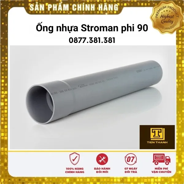 Ống nhựa Stroman phi 90 (hệ mét)