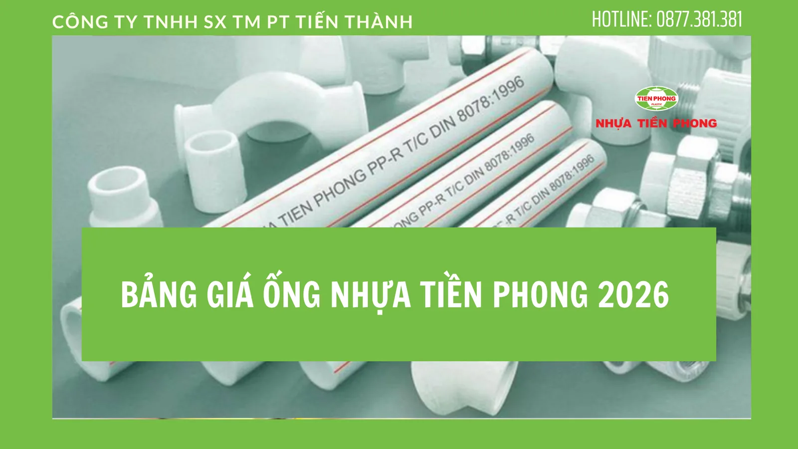 Bảng Giá Ống Nhựa Tiền Phong
