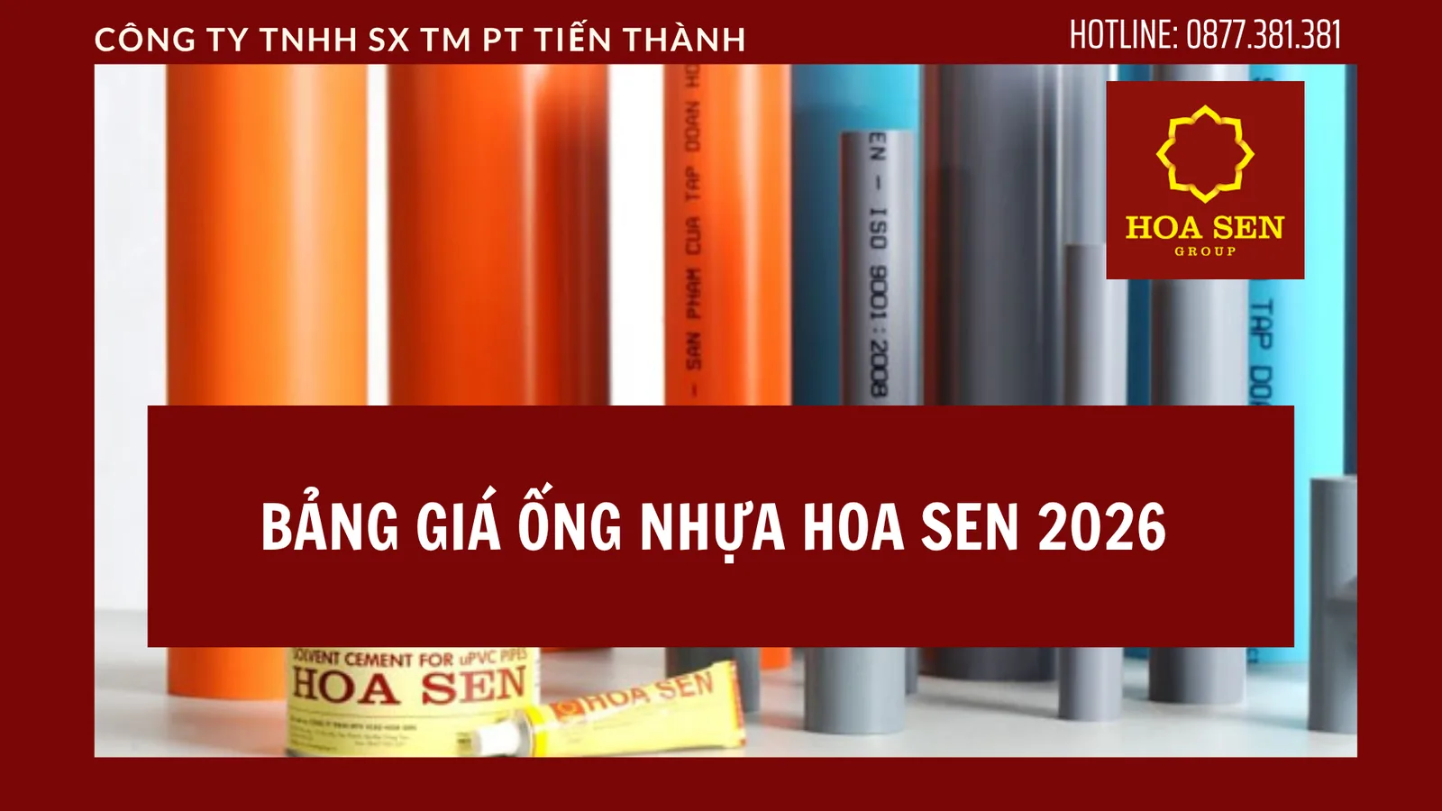 Bảng Giá Ống Nhựa Hoa Sen Và Phụ Kiện