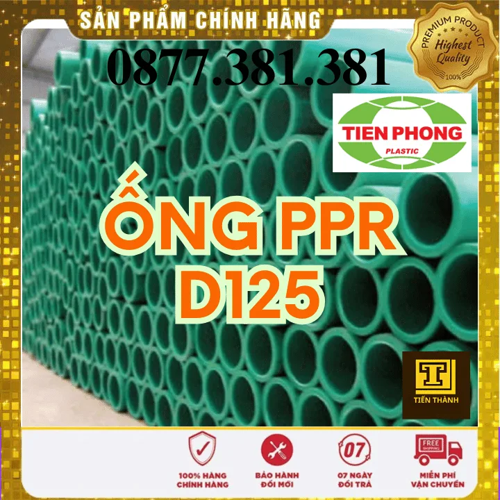 Ống Nhựa PPR D125 Ống Nhựa PPR D125