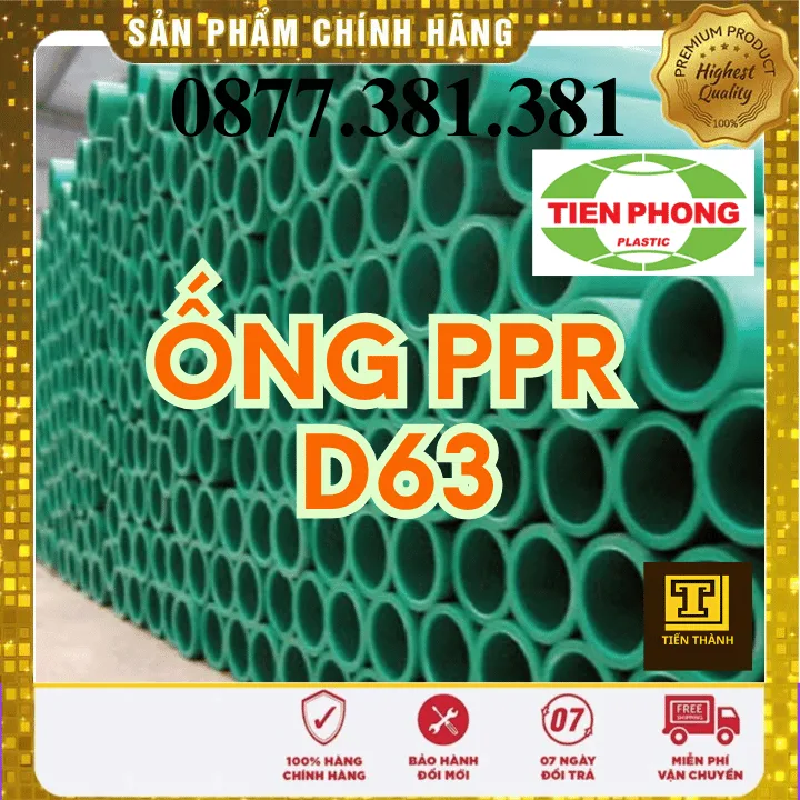 Ống PPR D63 Ống PPR D63
