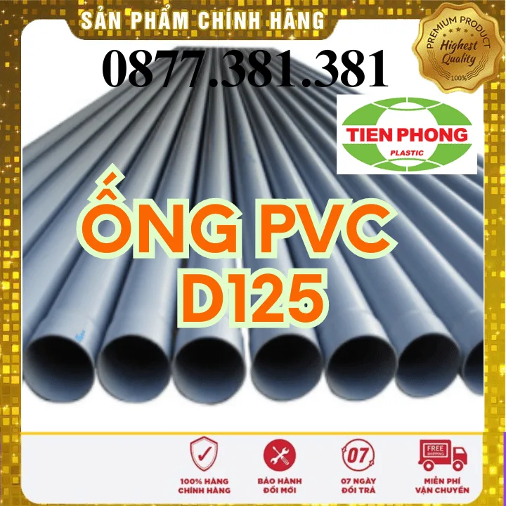 Ống Nhựa PVC D125 Tiền Phong