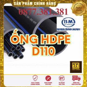 Ống Nhựa HDPE D110 Bình Minh