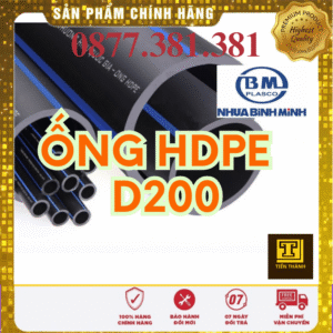 Ống Nhựa HDPE D200 Bình Minh