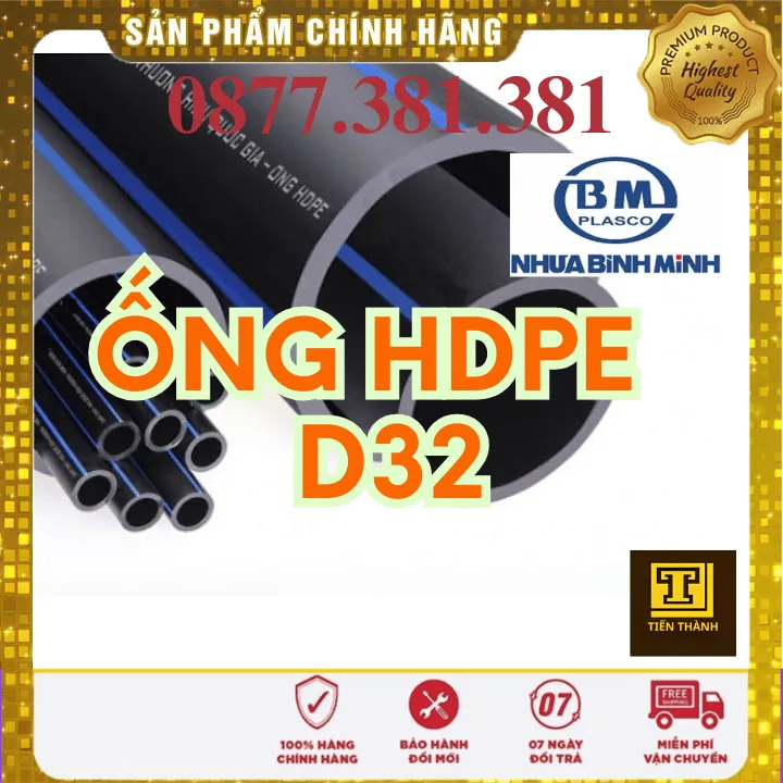 Ống Nhựa HDPE D32 Bình Minh
