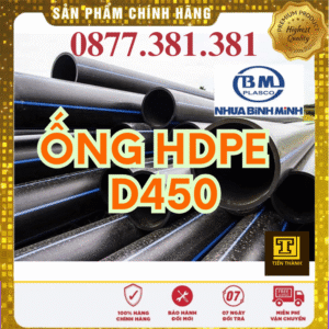 Ống Nhựa HDPE D450 Bình Minh