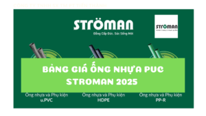 bảng giá ống nhựa pvc stroman