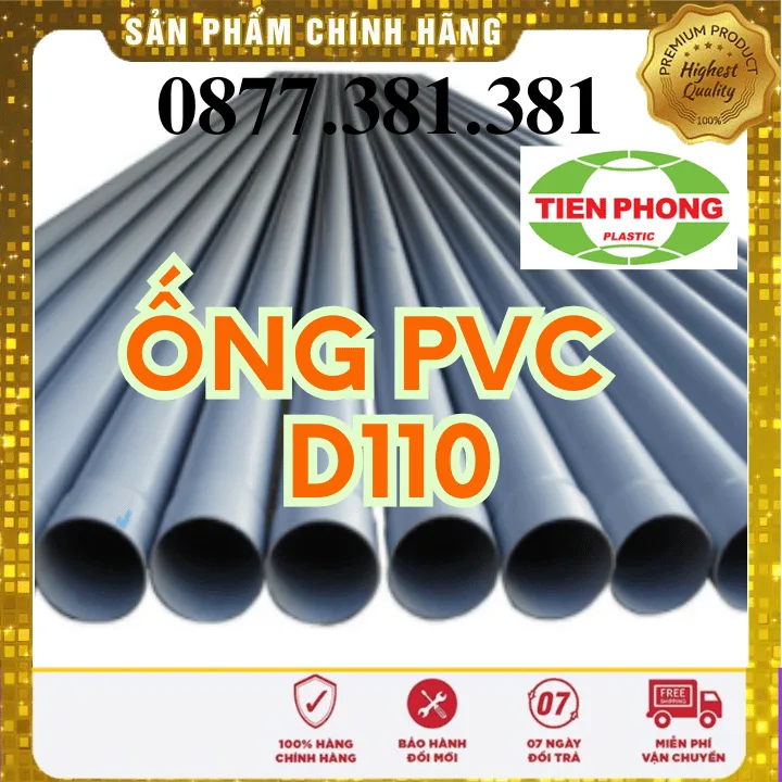 Ống Nhựa PVC D110 Tiền Phong