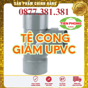 Tê Cong Giảm uPVC Tiền Phong