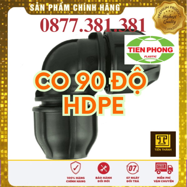 Co 90 Độ HDPE Tiền Phong