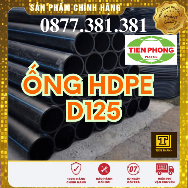 Ống Nhựa HDPE D125 Tiền Phong