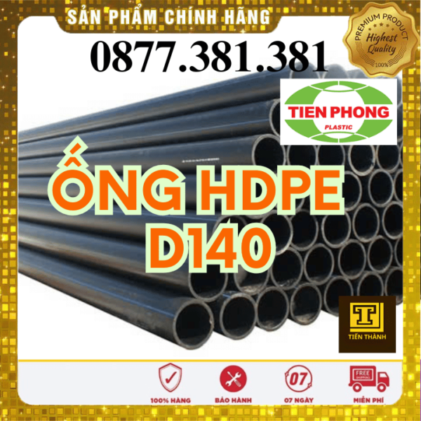 Ống Nhựa HDPE D140 Tiền Phong