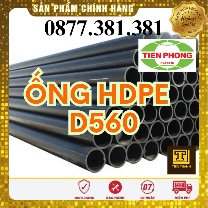 Ống Nhựa HDPE D650 Tiền Phong Ống Nhựa HDPE D650 Tiền Phong