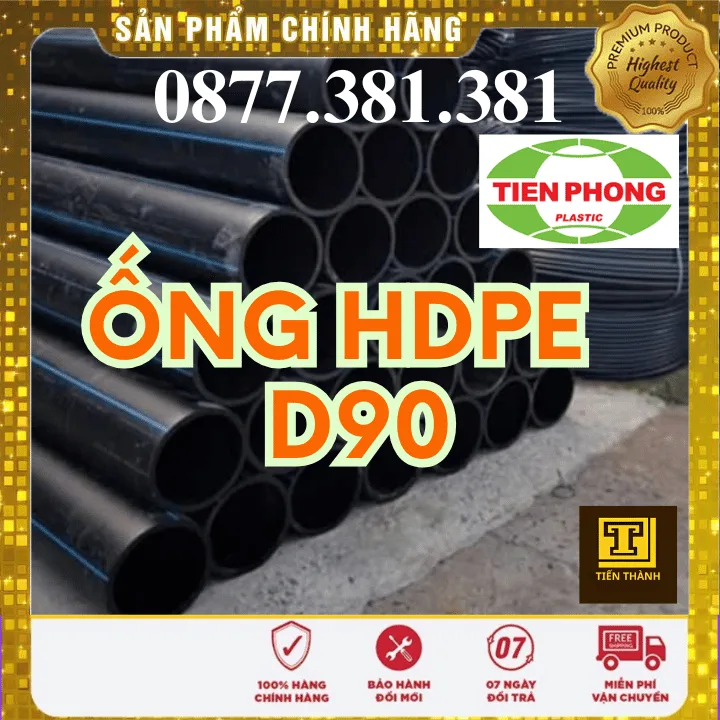 Ống Nhựa HDPE D90 Tiền Phong