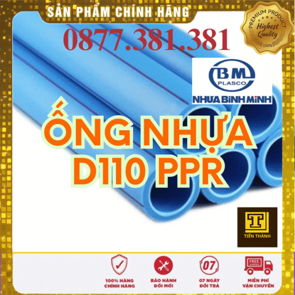 Ống Nhựa PPR Bình Minh Phi 110
