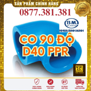 Co 90 Độ PPR Bình Minh Phi 40