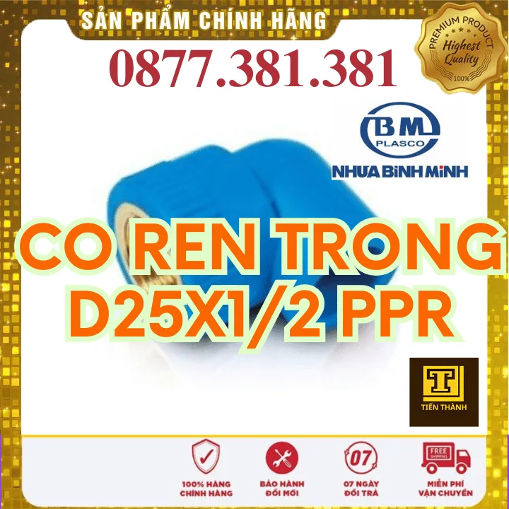 Co Ren Trong PPR Bình Minh Phi 25x1/2"