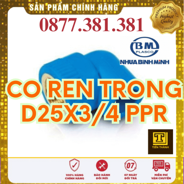 Co Ren Trong PPR Bình Minh Phi 25x3/4"