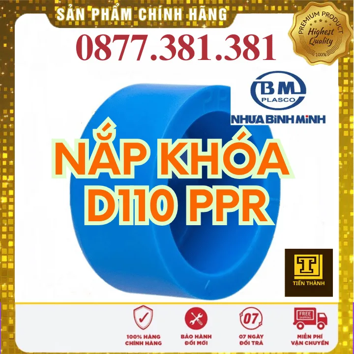 Nắp Khóa PPR Bình Minh Phi 110