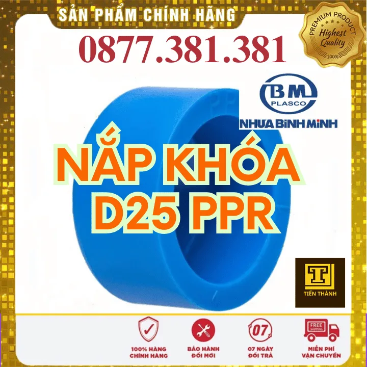 Nắp Khóa PPR Bình Minh Phi 25