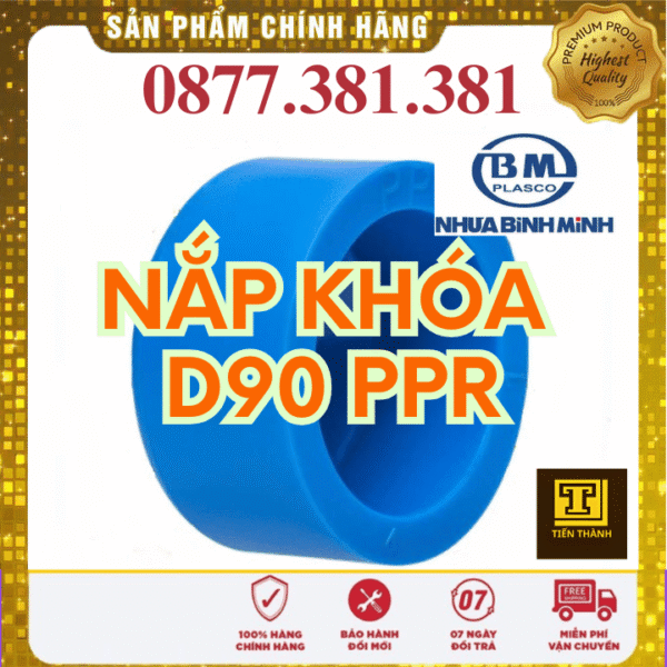 Nắp Khóa PPR Bình Minh Phi 90