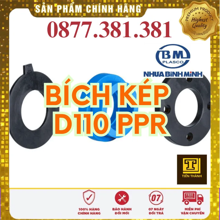 Bộ Bích Kép PPR Bình Minh Phi 110