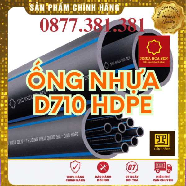 Ống Nhựa HDPE Hoa Sen Phi 710