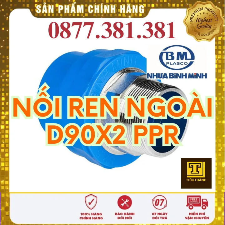 Nối Ren Ngoài PPR Bình Minh Phi 90x2"