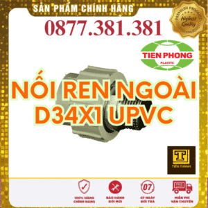 Nối Ren Ngoài uPVC Tiền Phong Phi 34x1