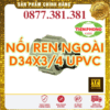 Nối Ren Ngoài uPVC Tiền Phong Phi 34x3/4