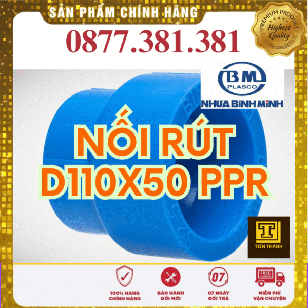 Nối Rút PPR Bình Minh Phi 110×50
