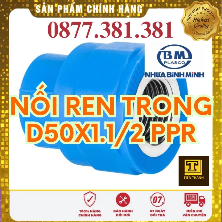 Nối Ren Trong PPR Bình Minh Phi 50x1.1/2"