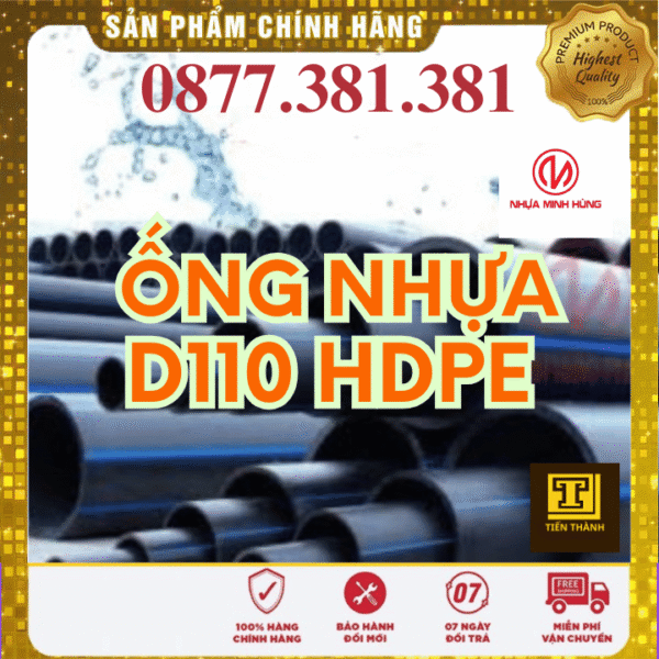 Ống Nhựa HDPE Minh Hùng Phi 110