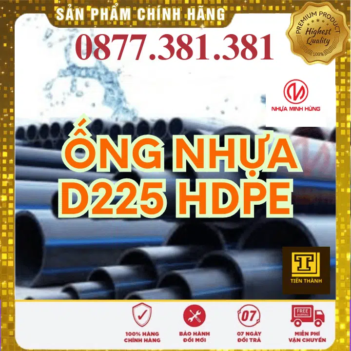 Ống Nhựa HDPE Minh Hùng Phi 225