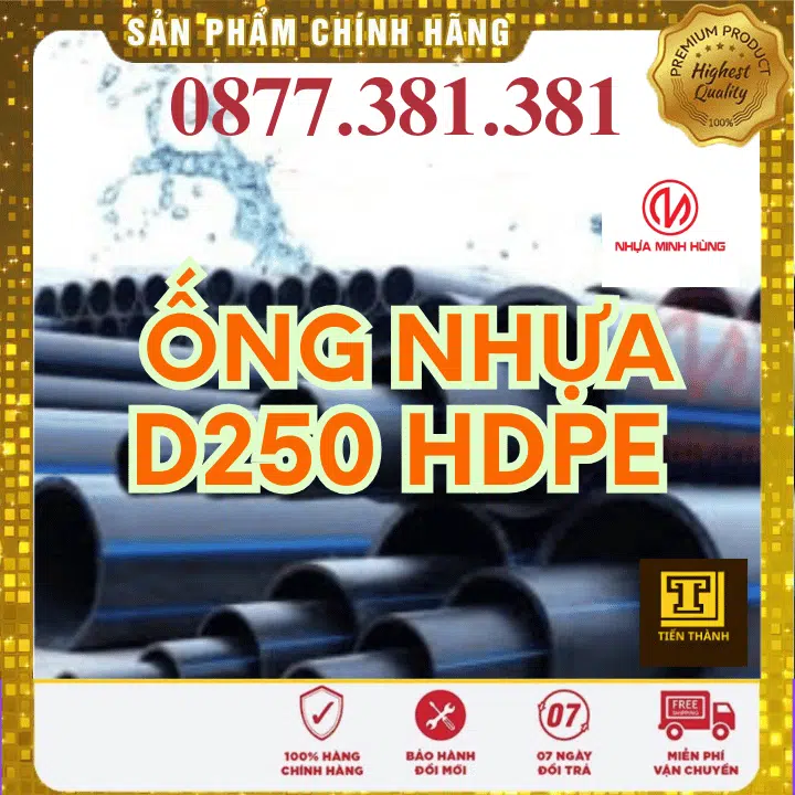 Ống Nhựa HDPE Minh Hùng Phi 250