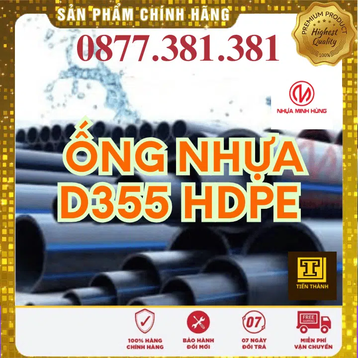 Ống Nhựa HDPE Minh Hùng Phi 355